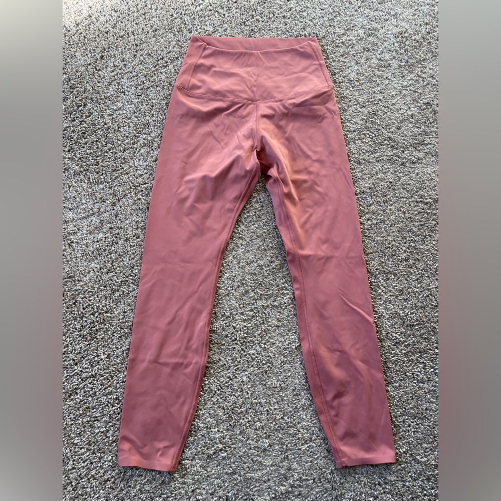 REVOLVE High-Waist Leggings in Dusty Rose & Burnt Orange - Picture 4 of 7